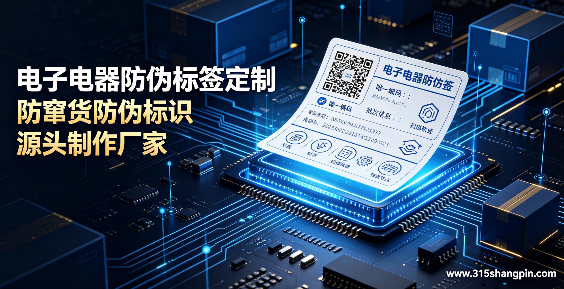 电子电器防伪标签定制，防窜货防伪标识源头制作厂家