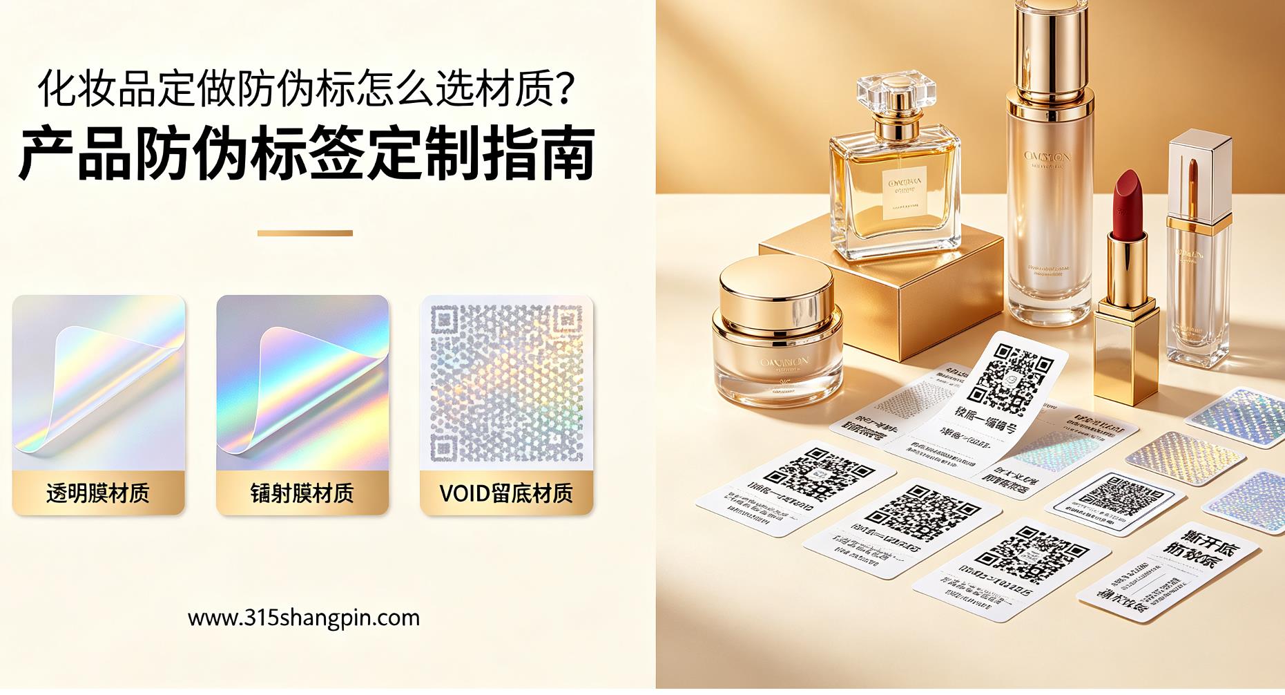 化妆品定做防伪标怎么选材质？产品防伪标签定制指南