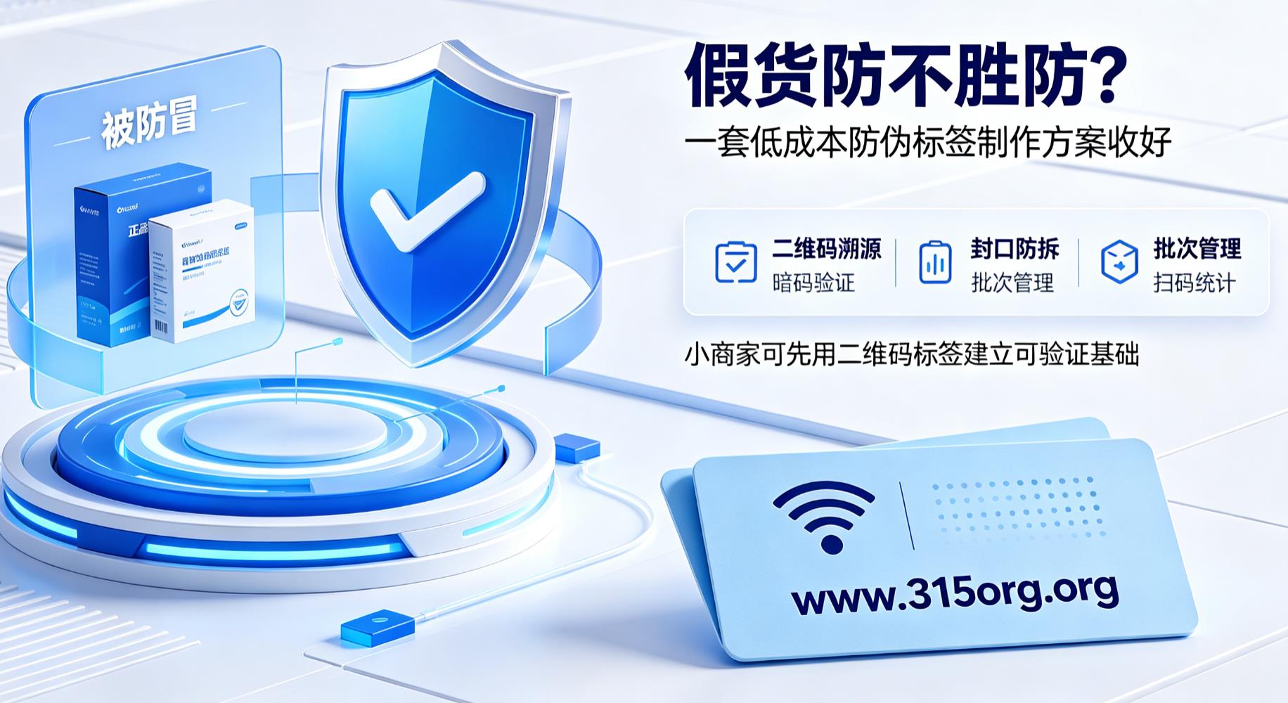假货防不胜防?一套低成本防伪标签制作方案收好 假货防不胜防?一套低成本防伪标签制作方案收好