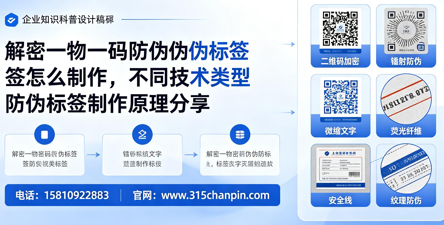 解密一物一码防伪标签怎么制作，不同技术类型防伪标签制作原理分享