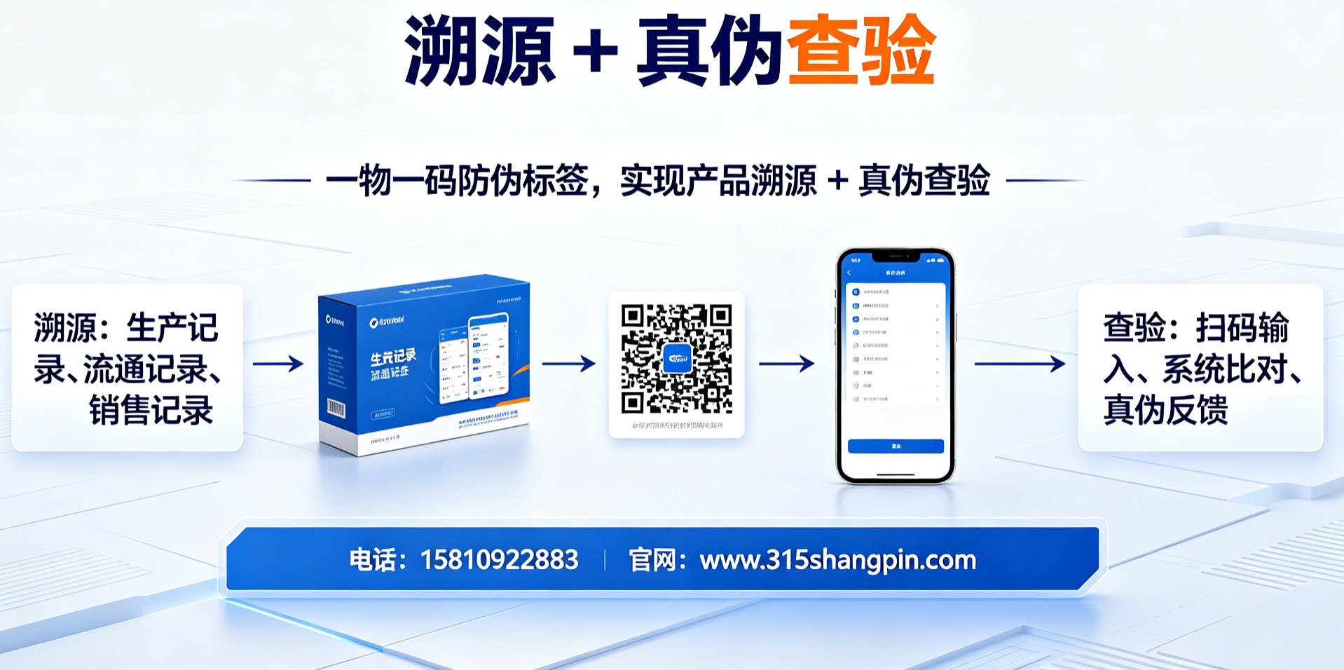 一物一码防伪标签，实现产品溯源 + 真伪查验