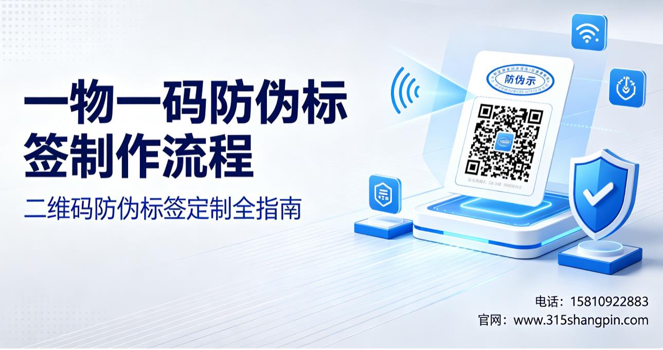 一物一码防伪标签制作流程，二维码防伪标签定制全指南