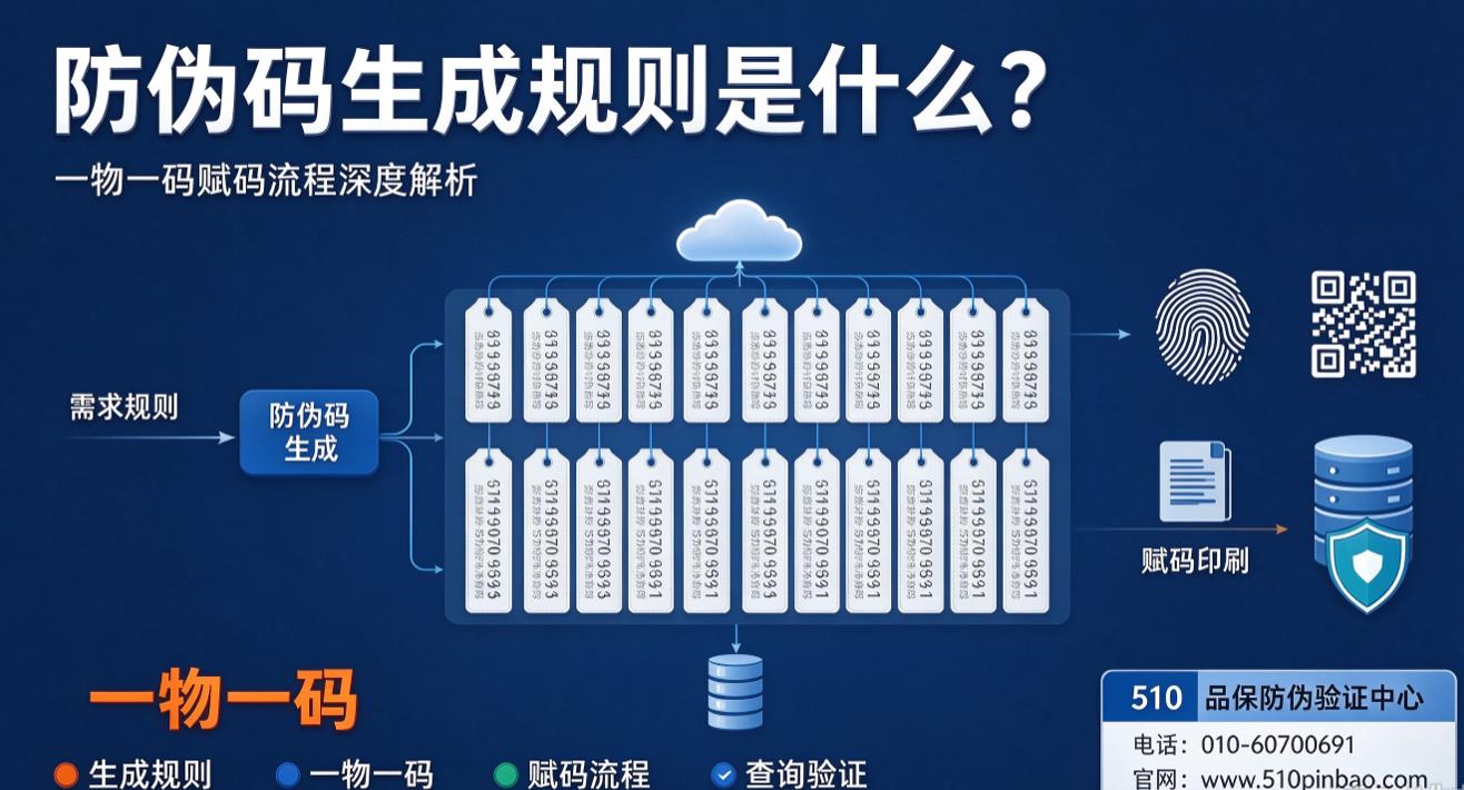 防伪码生成规则是什么？一物一码赋码流程深度解析