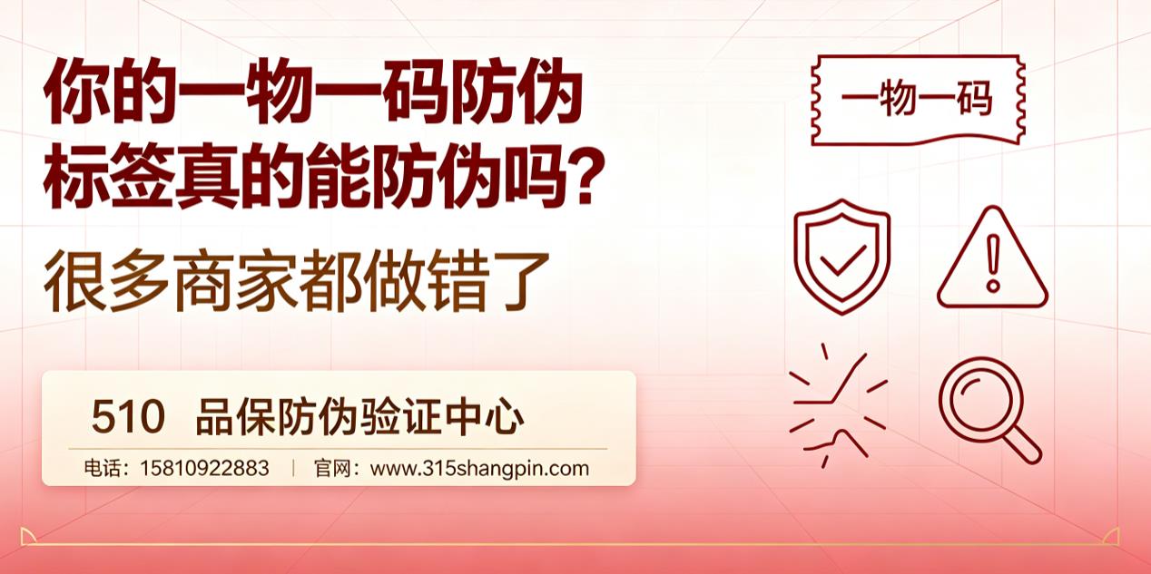 你的一物一码防伪标签真的能防伪吗？很多商家都做错了