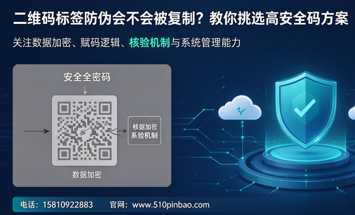 二维码标签防伪会不会被复制？教你挑选高安全码方案