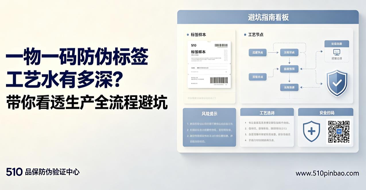 一物一码防伪标签工艺水有多深？带你看透生产全流程避坑