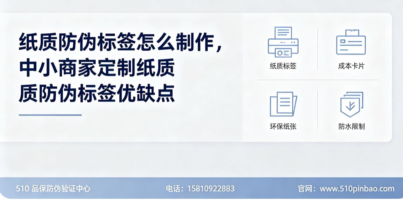 纸质一物一码防伪标签怎么制作，中小商家定制纸质防伪标签优缺点