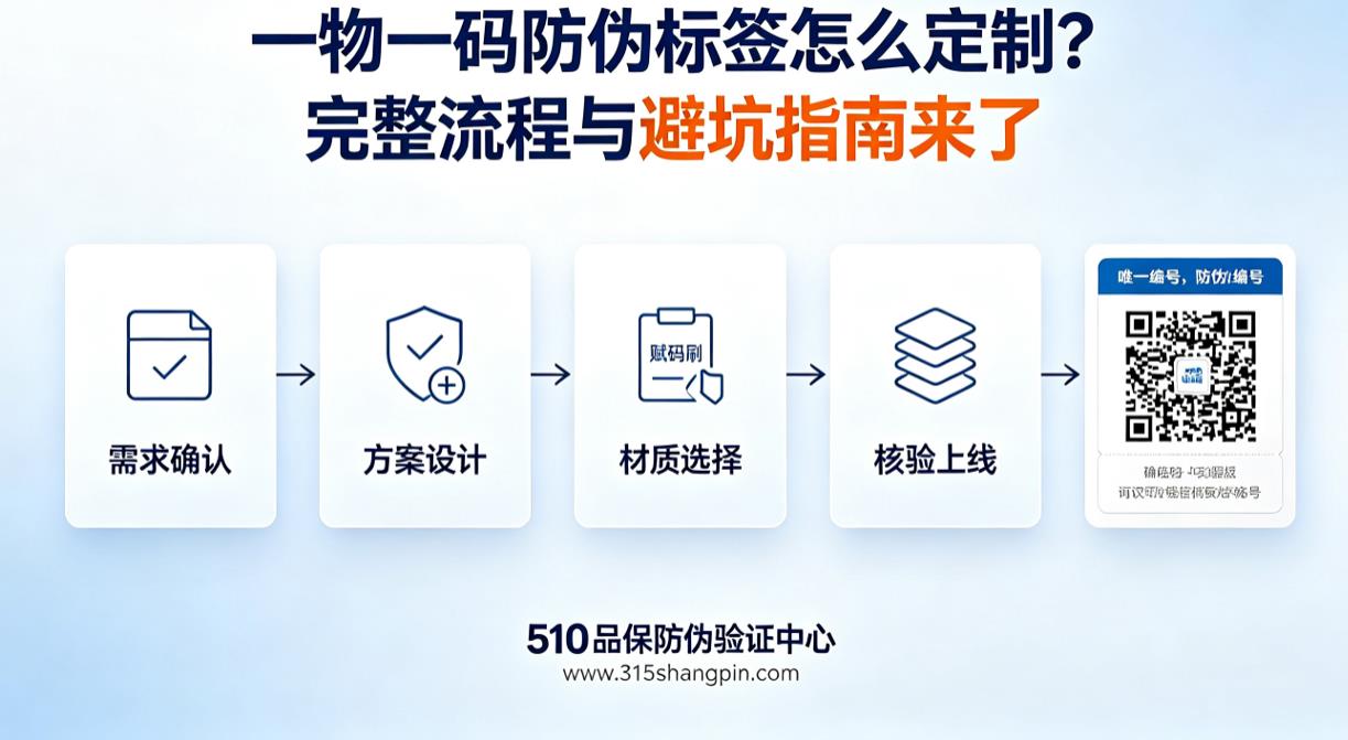 一物一码防伪标签怎么定制？完整流程与避坑指南来了