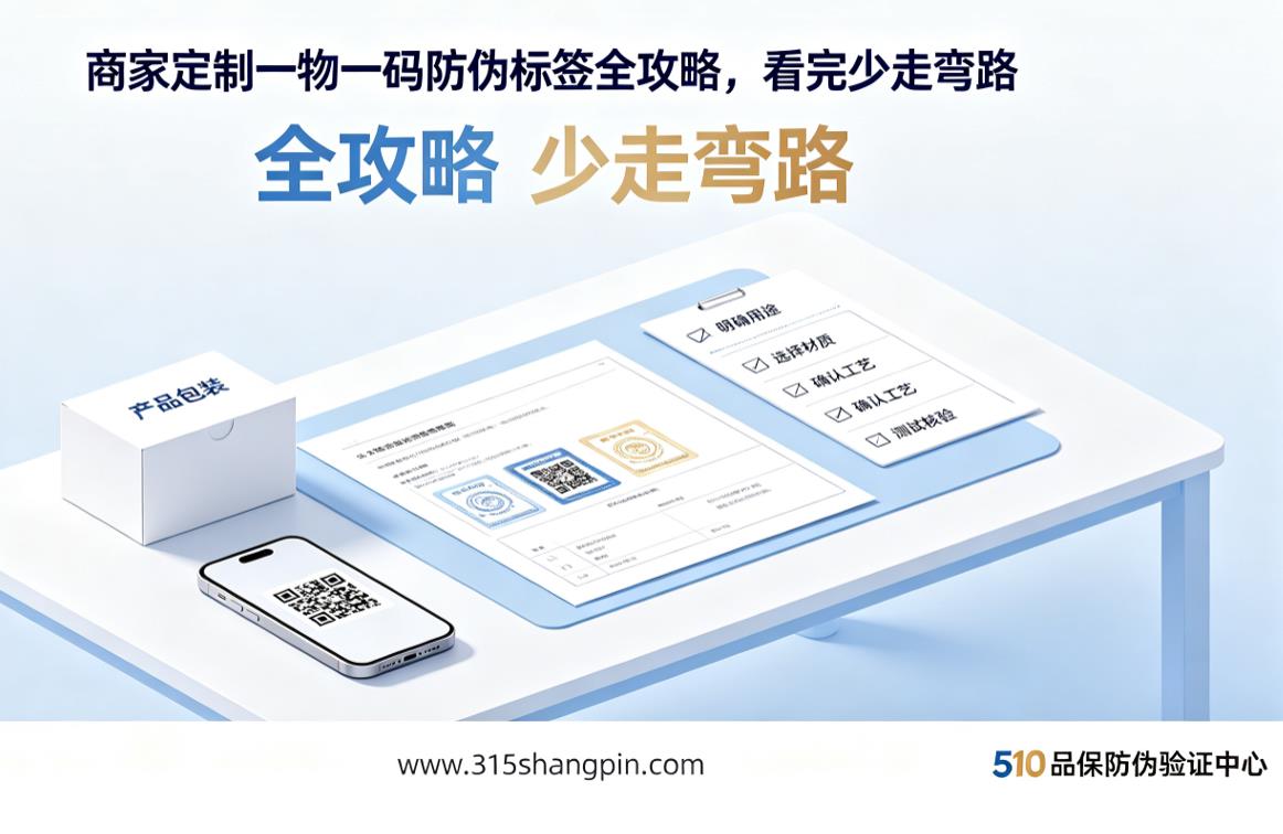 商家定制一物一码防伪标签全攻略，看完少走弯路