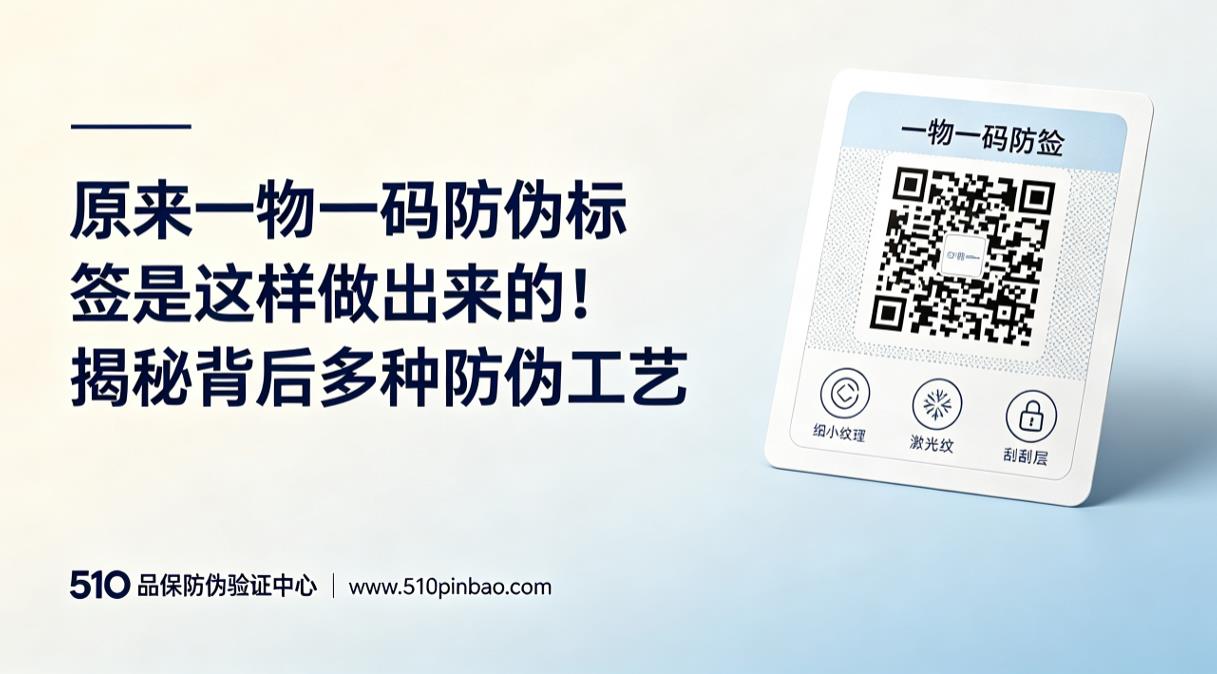原来一物一码防伪标签是这样做出来的！揭秘背后多种防伪工艺