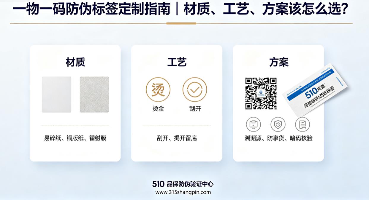 一物一码防伪标签定制指南｜材质、工艺、方案该怎么选？