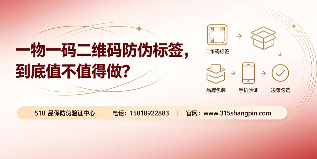 一物一码二维码防伪标签，到底值不值得做？