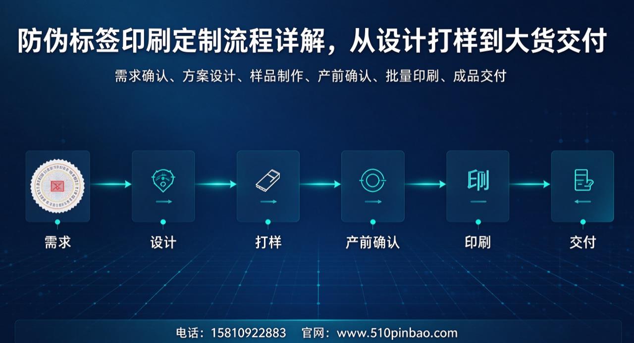 一物一码防伪标签印刷定制流程详解，从设计打样到大货交付