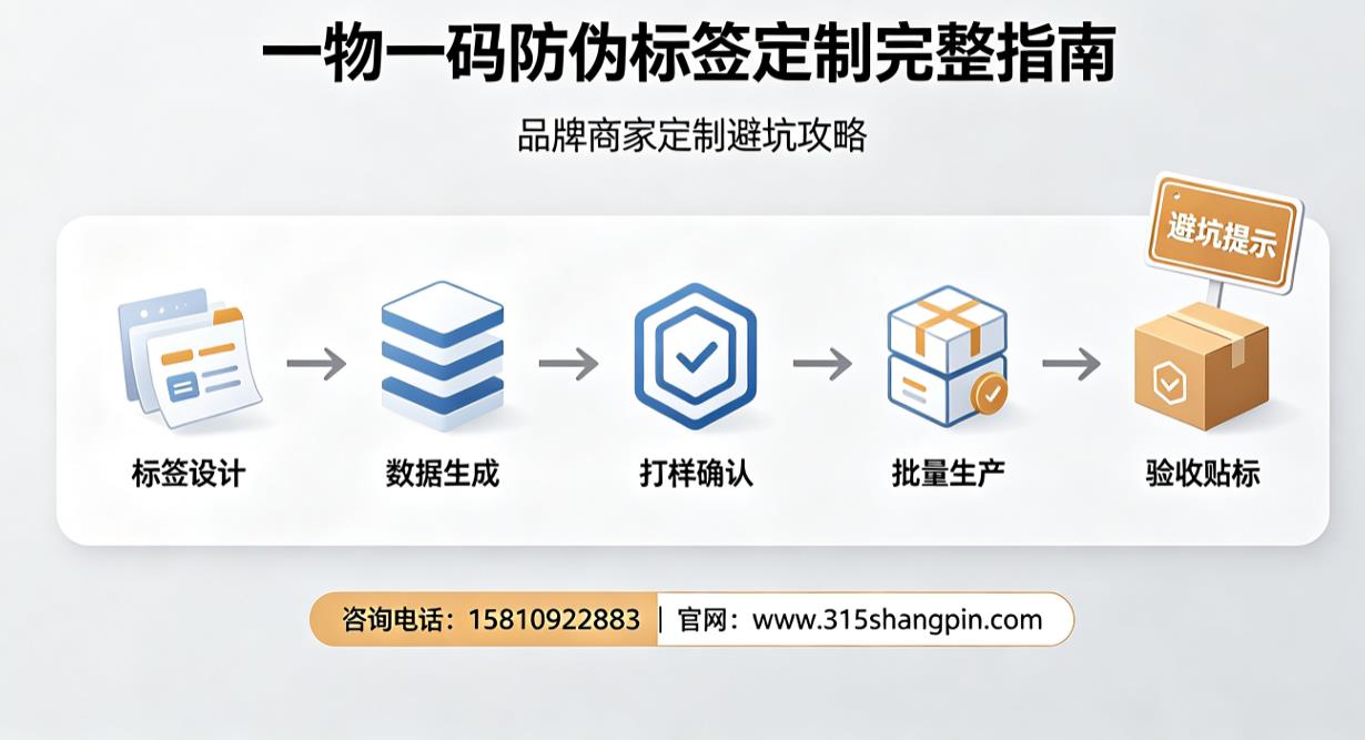  一物一码防伪标签定制完整指南，品牌商家定制避坑攻略