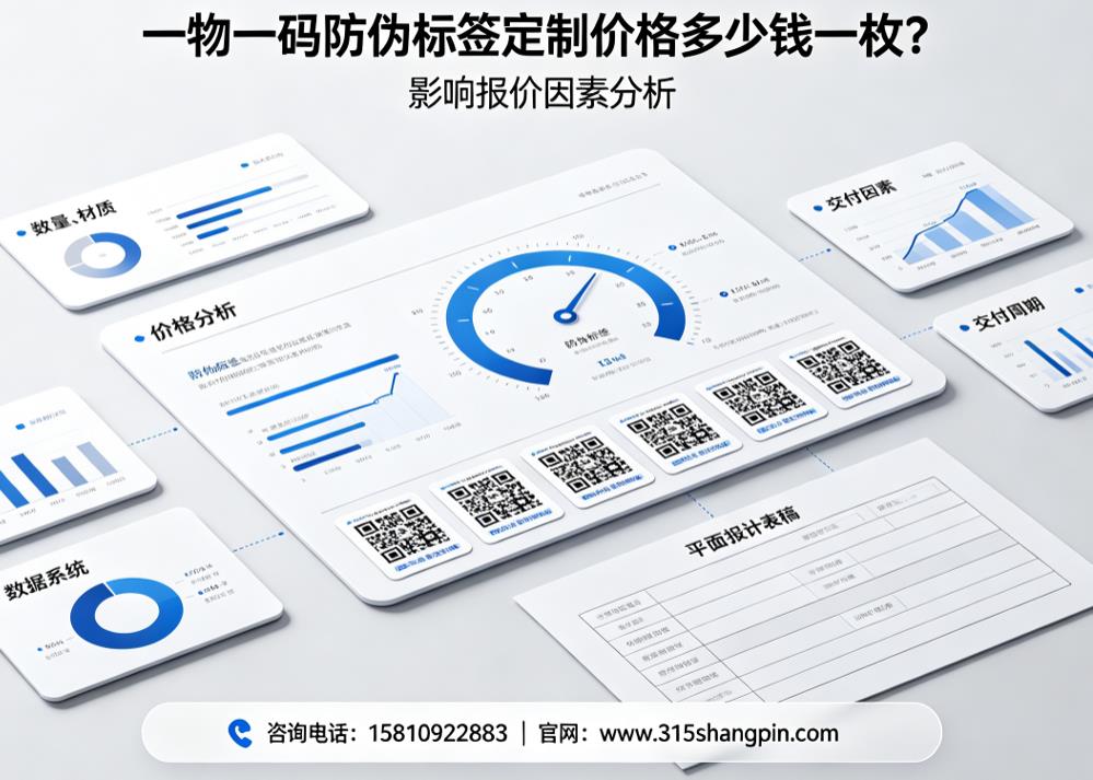 一物一码防伪标签定制价格多少钱一枚？影响报价因素分析