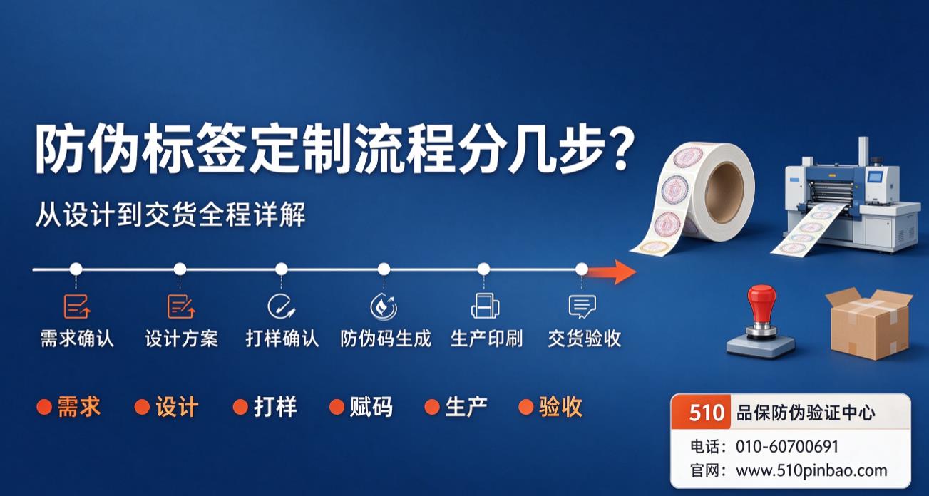 一物一码防伪标签定制流程分几步？防伪标签从设计到交货全程详解