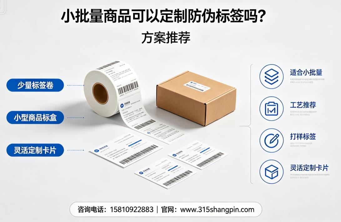 小批量商品可以定制防伪标签吗？方案推荐