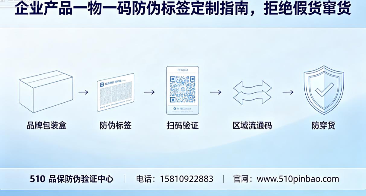 企业产品一物一码防伪标签定制指南，拒绝假货窜货