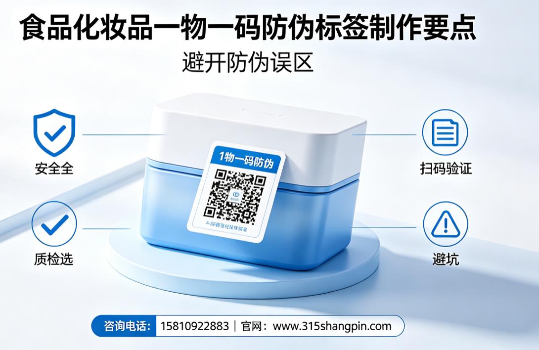 食品化妆品一物一码防伪标签制作要点，避开防伪误区