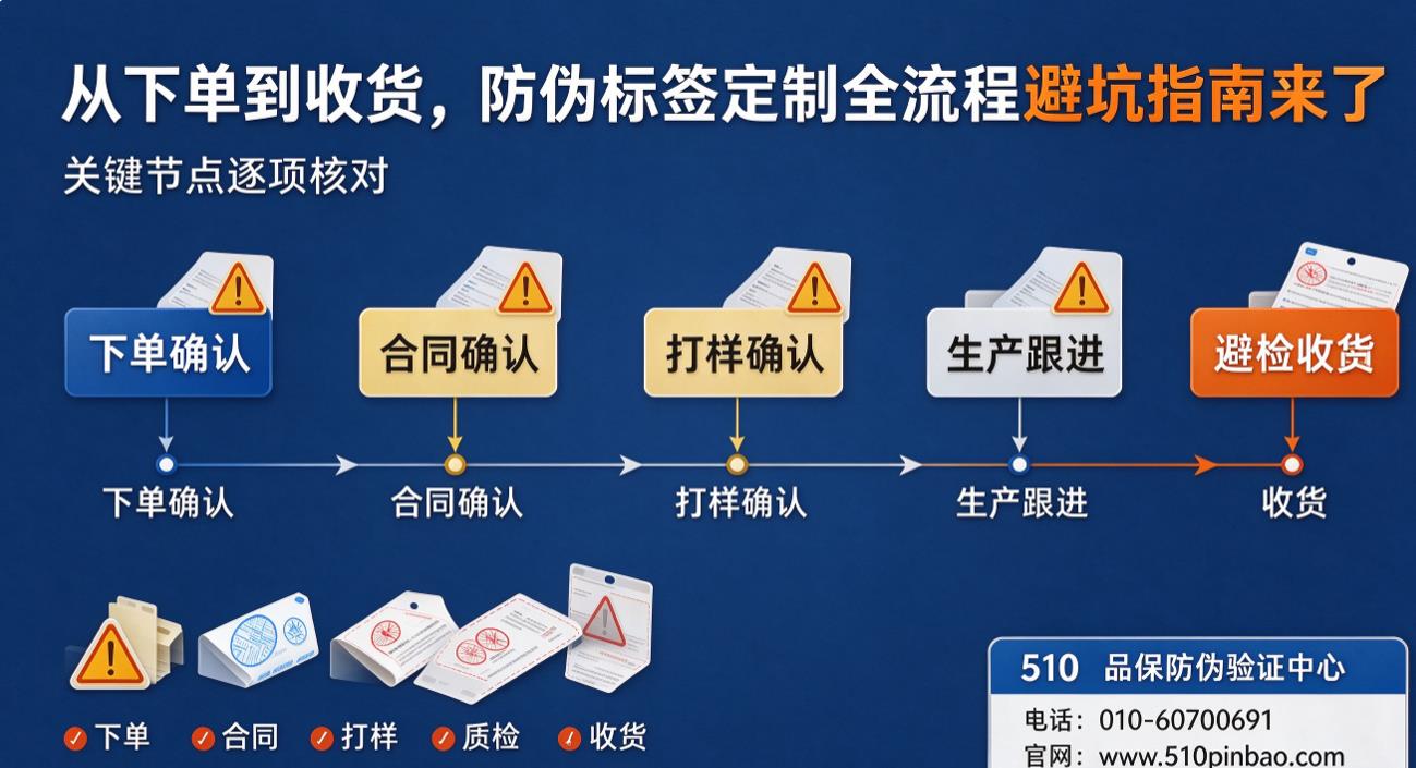 从下单到收货，一物一码防伪标签定制全流程避坑指南来了