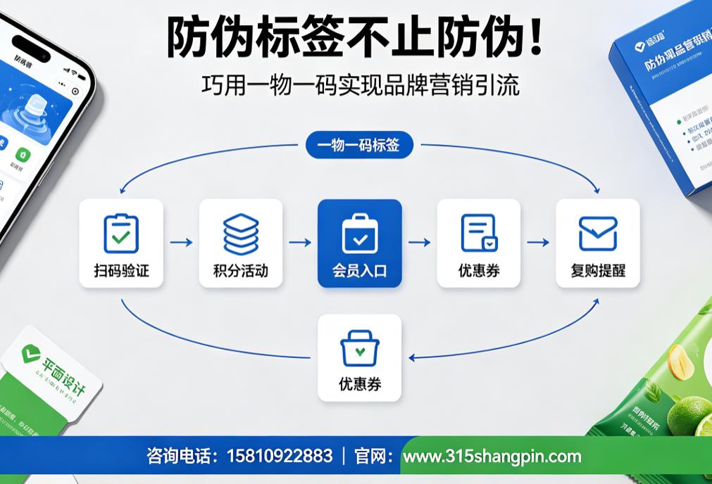 防伪标签不止防伪！巧用一物一码实现品牌营销引流