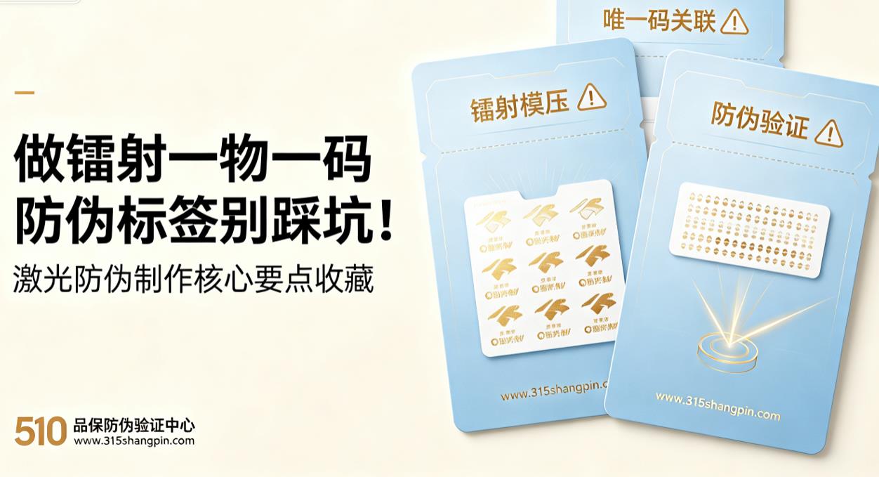 做镭射一物一码防伪标签别踩坑！激光防伪制作核心要点收藏