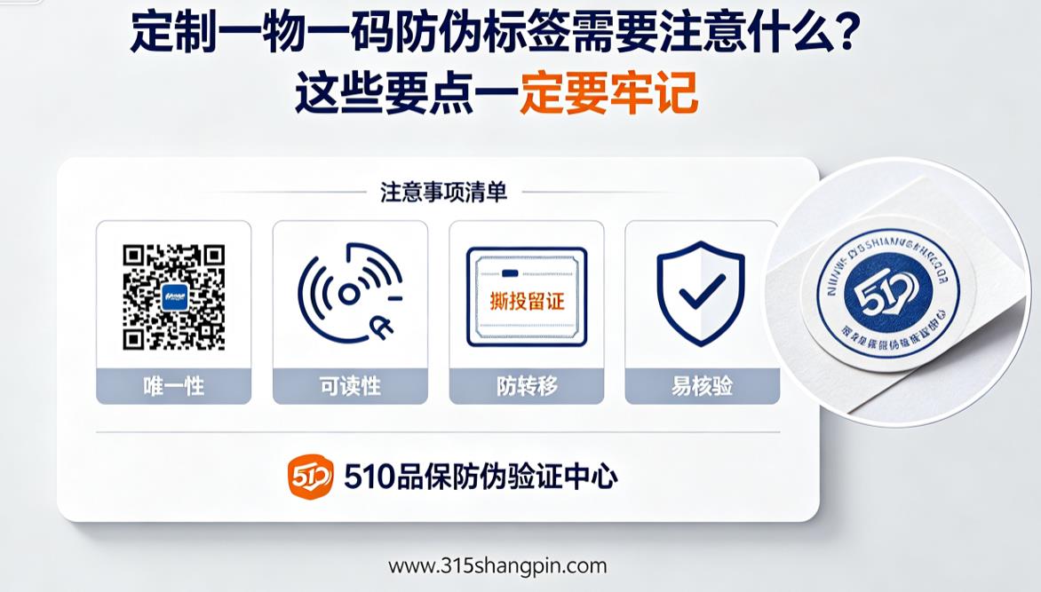 定制一物一码防伪标签需要注意什么？这些要点一定要牢记