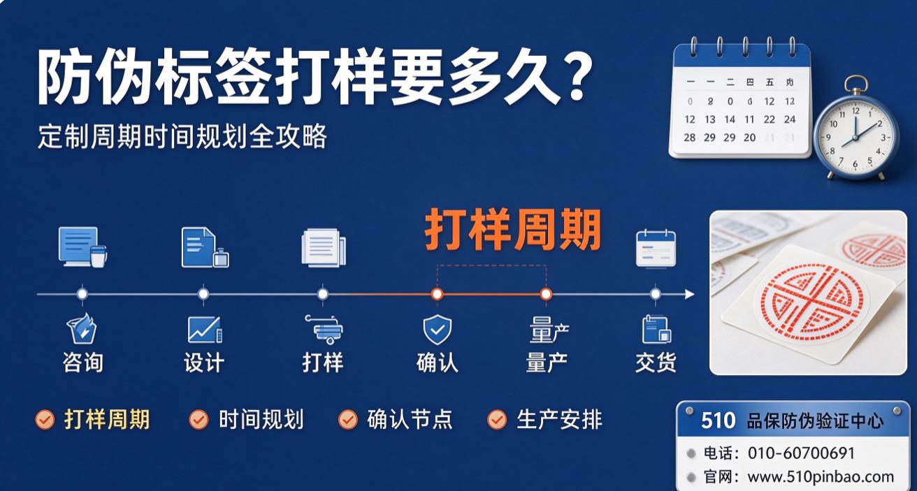 防伪标签打样要多久？定制周期时间规划全攻略
