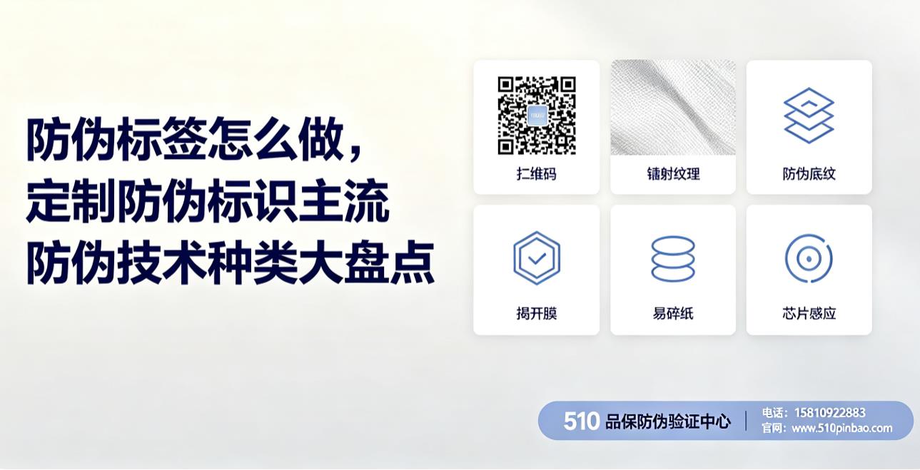 一物一码防伪标签怎么做，定制防伪标识主流防伪技术种类大盘点