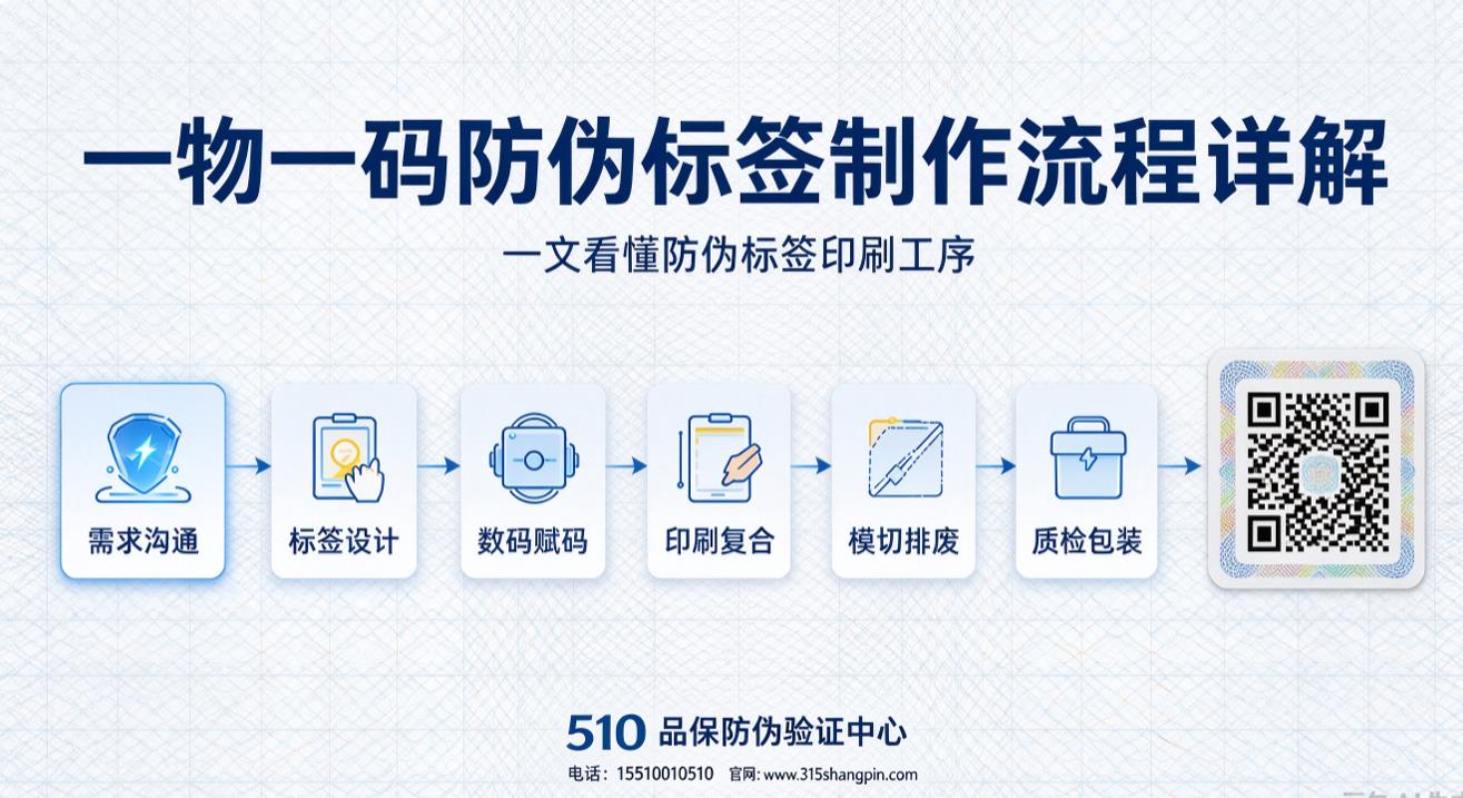 一物一码防伪标签制作流程详解,一文看懂防伪标签印刷工序 一物一码防伪标签制作流程详解,一文看懂防伪标签印刷工序